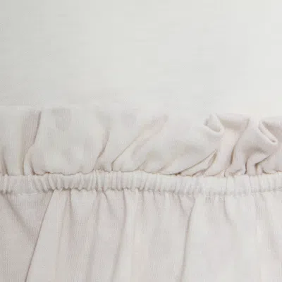 Roberto Cavalli Milk White And Ivory Dress With Jaguar Skin In White