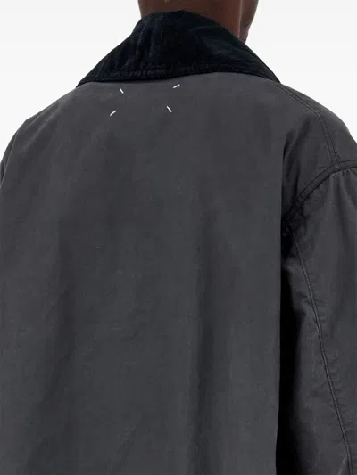 Maison Margiela Cotton Jacket In Gray