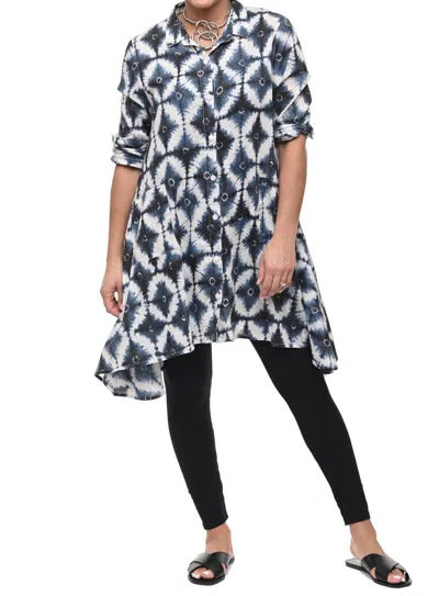 Tulip Clothing Demi Button Down Top In Starlight In Multi