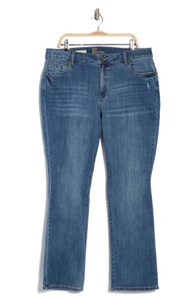 Kut From The Kloth Nicole Flap Pocket Bootcut Jeans In Blue