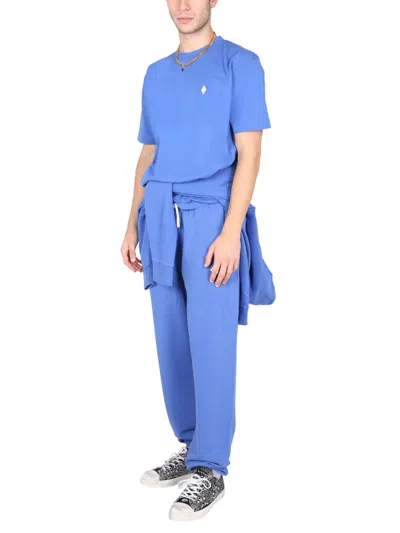 Marcelo Burlon County Of Milan Marcelo Burlon Jogging Pants In Blue