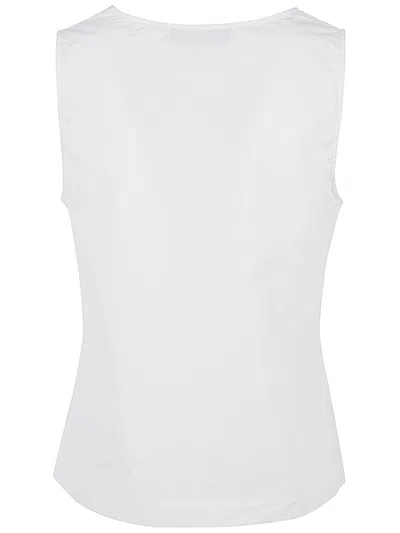 Maria Calderara Basic Top In White