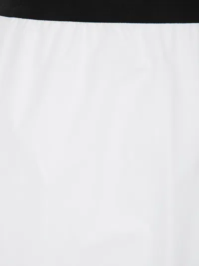 Maria Calderara Long Wide Pants In White