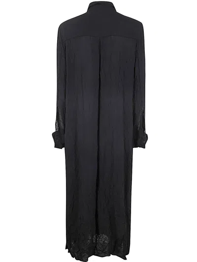Maria Calderara New Roomy Fit Parachute Long Shirt In Black