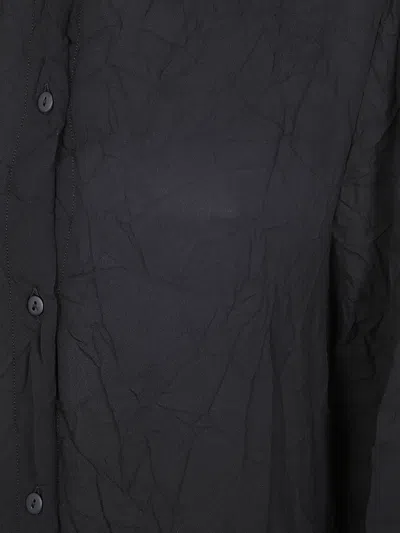 Maria Calderara New Roomy Fit Parachute Long Shirt In Black