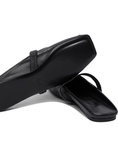 Marni Little Bow Nappa Leather Flat Mules