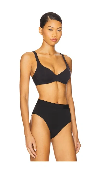 Cuup Scoop Modal Bra In Black