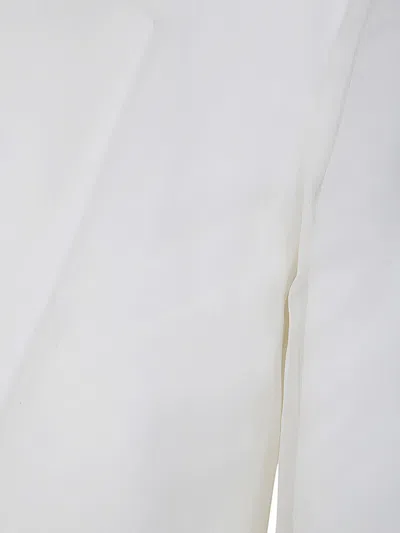 Sportmax Giacca Acacia1234 In Seta Bianca Donna In White