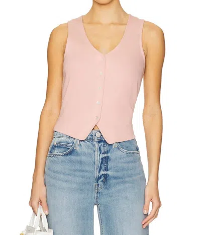 Veronica Beard Hoorne Sleeveless Top In Pink Clay In Pink