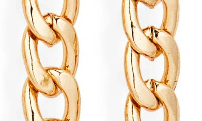 Tasha Set Of 3 Chain Link Drop Earrings In Gold