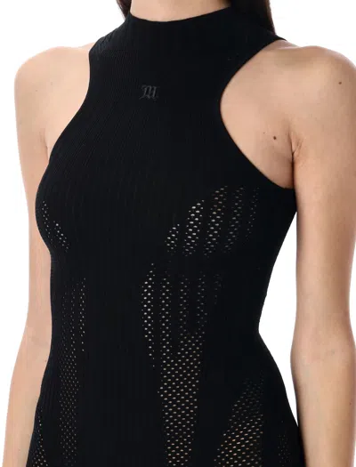 Misbhv Future Sport Halter Mini Dress In Black