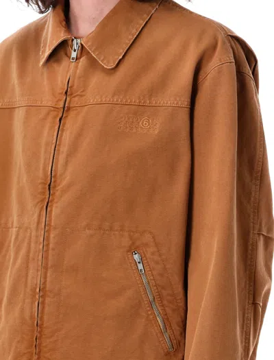 Mm6 Maison Margiela Cotton Canvas Jacket In Multi