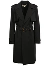 MICHAEL MICHAEL KORS Michael Michael Kors Belted Trench Coat,MU62HH23GZ.001