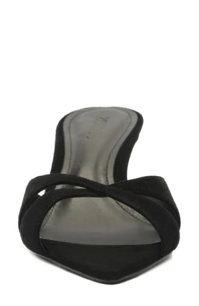 Schutz Hilda Suede Mule Heel In Black, Women's At Urban Outfitters In Black