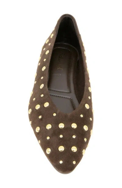 Splendid Latouche Stud Flat In Brown