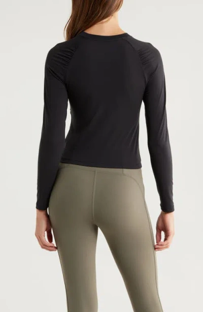 Free Fly Elevate Long Sleeve Performance T-shirt In Black