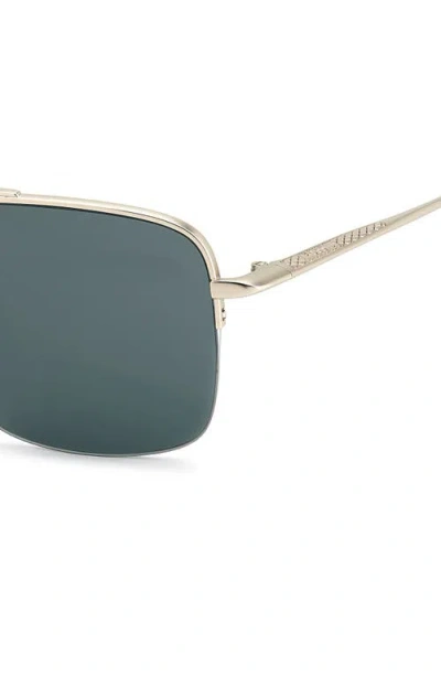 Fossil 57mm Rectangular Sunglasses In Gray