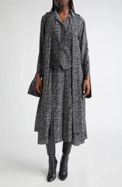 Michael Kors Collection Virgin Wool Vest In Multi