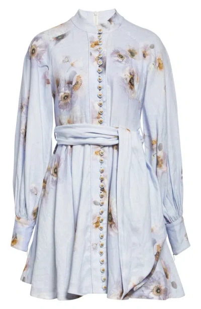 Zimmermann Hypnotic Mini Dress In Multi