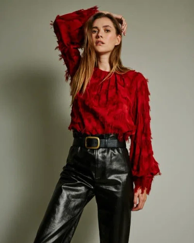 Vaincourt Paris La Captivante Leather Belt In Gold