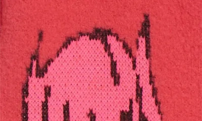 Chopova Lowena My Name Is Tiny Jacquard Hooded Zip Cardigan In Multi