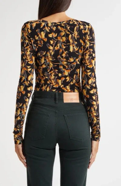 Ulla Johnson Aris Long Sleeve Knit Top In Multi