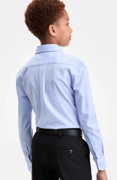 Tallia Kids' Tonal Stripe Dress Shirt In Blue