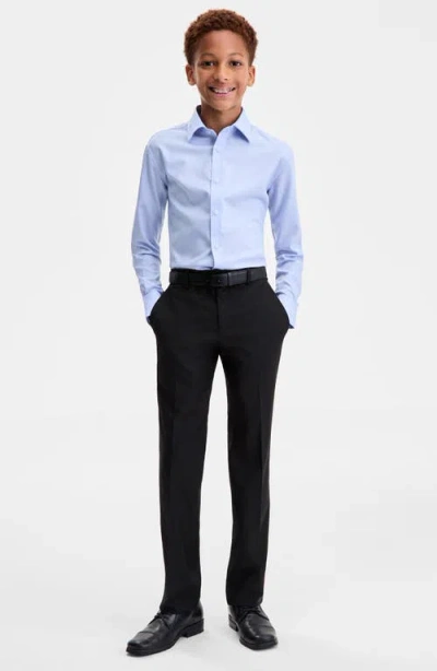 Tallia Kids' Tonal Stripe Dress Shirt In Blue