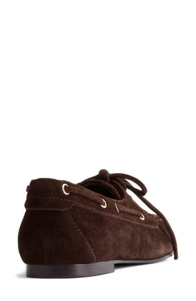 Madewell The Jamie Boat Shoe In Brown
