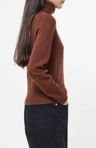 French Connection Babysoft Turtleneck Sweater In Brown
