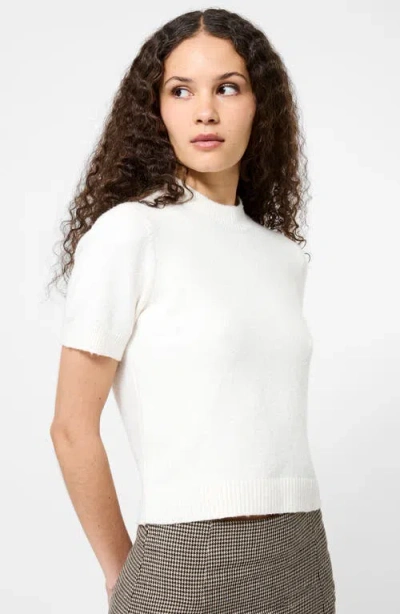 French Connection Vhari Knit Mock Neck Top In Gray