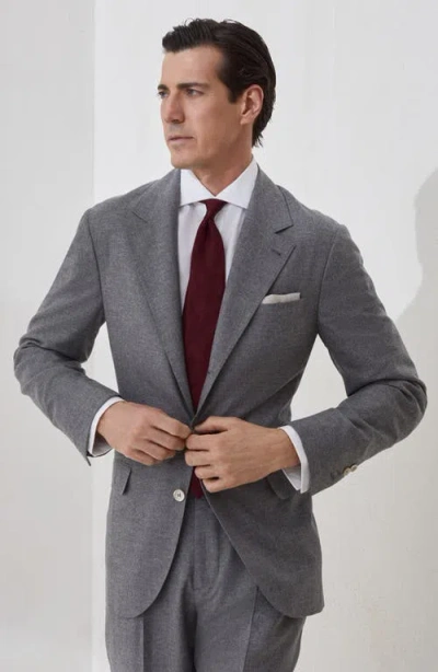 Brunello Cucinelli Cotton Twill Button-down Shirt In White