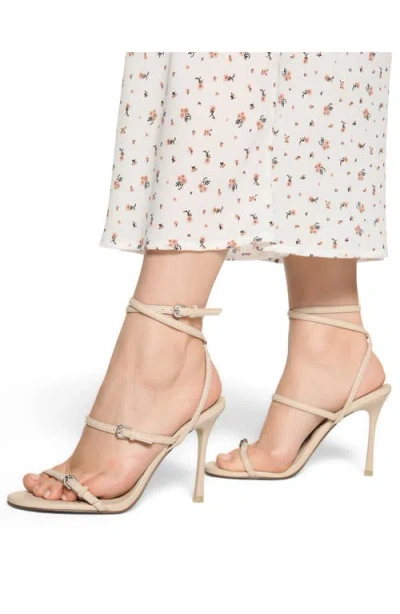 Aldo Women's Jamielynn Strappy Ankle-wrap High-heel Dress Sandals In White