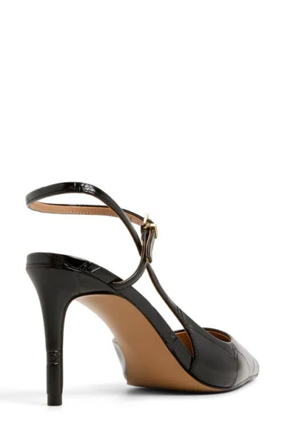 Aldo Women's Kymmberly Asymmetric Ankle-strap High-heel Pumps In Black