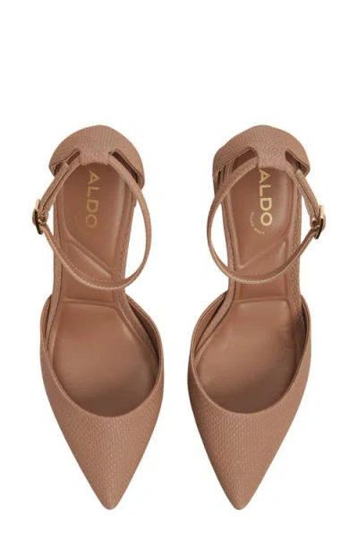 Aldo Women's Jan Two-piece Block-heel Pumps In Brown