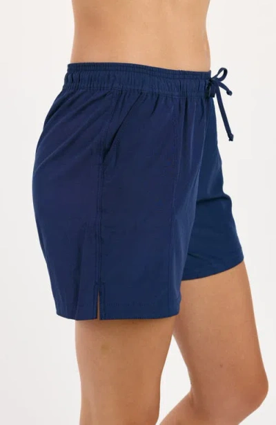 Calypsa Women's 7" Board Shorts In Blue