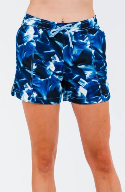 Calypsa Plus Size 4" Board Shorts