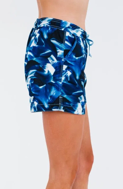 Calypsa Plus Size 4" Board Shorts