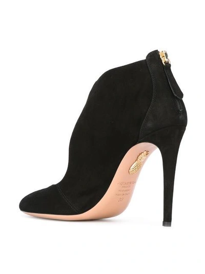 Shop Aquazzura 'ella' Boots - Black