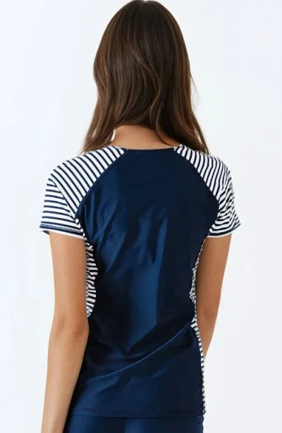 Calypsa Loose Fit Adele Swim Top In Multi