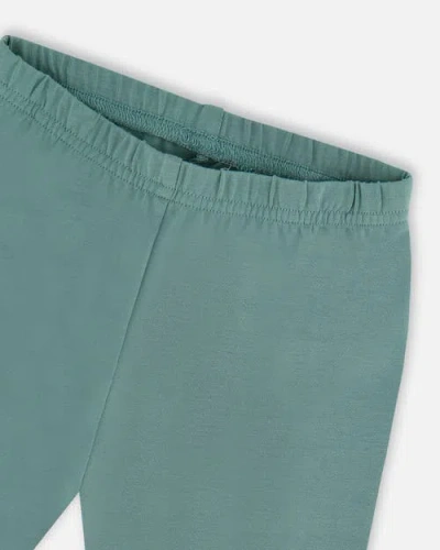 Deux Par Deux Tunic And Leggings Set In Blue