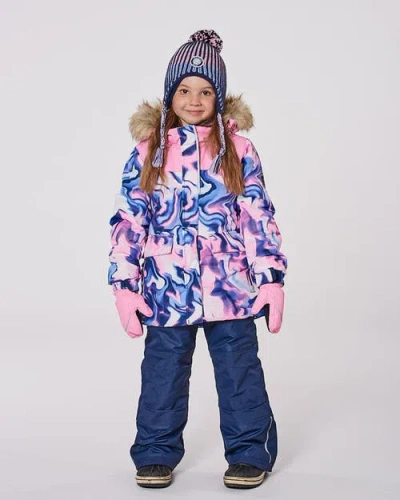 Deux Par Deux Two-piece Discover Snowsuit With Jacket In Multi