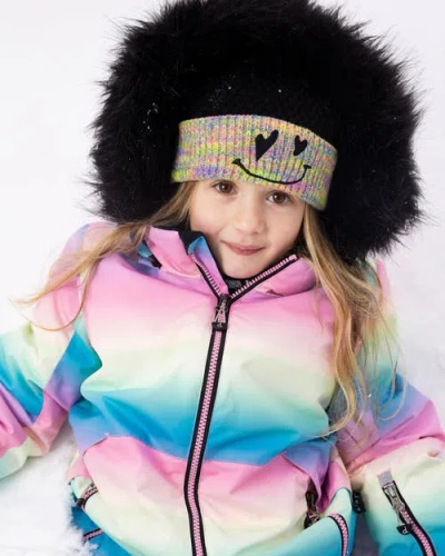 Deux Par Deux Two-piece Play Snowsuit In Multi