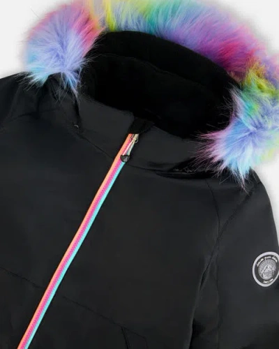 Deux Par Deux Two-piece Play Snowsuit In Multi