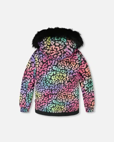 Deux Par Deux Two-piece Play Snowsuit In Multi