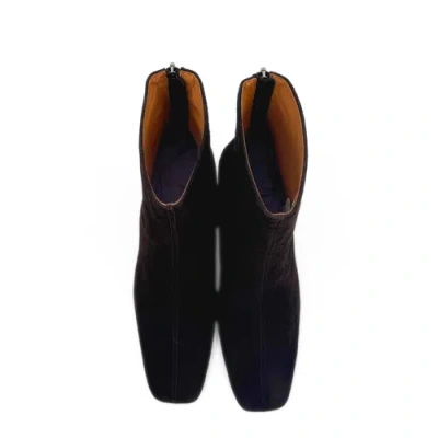 Amie Rafa Harlow Suede Bootie In Brown