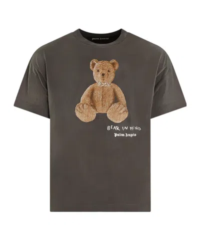 Palm Angels Bear In Mind T-shirt In Brown