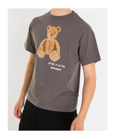 Palm Angels Bear In Mind T-shirt In Brown