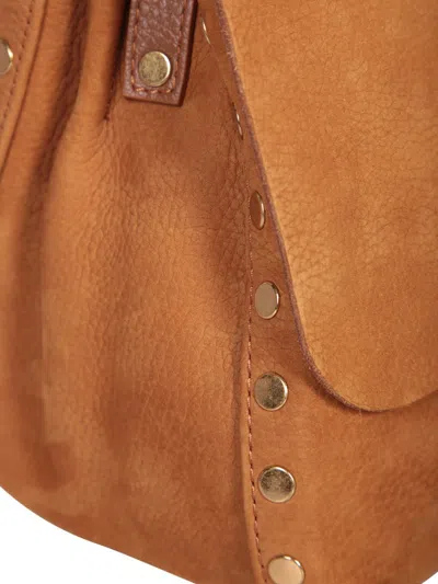 Zanellato Postina Jones Baby Leather Handbag In Brown