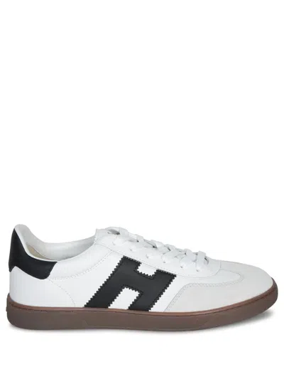 Hogan Sculpted Sneakers With Contrasting Accents In White